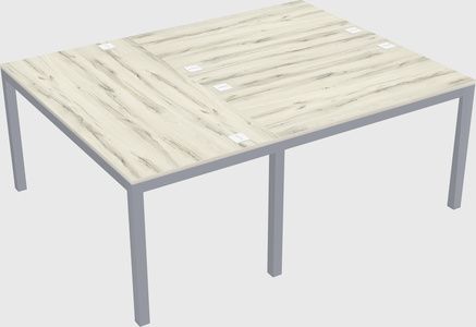 Shared office desks