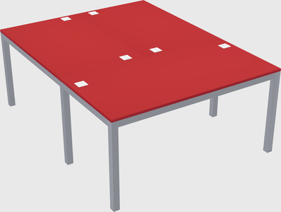 Shared office desks