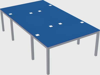 Shared office desks