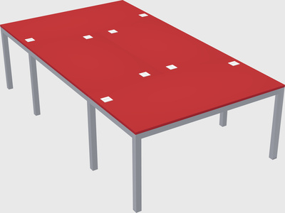 Shared office desks