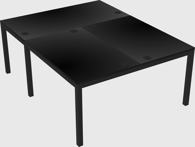 Shared office desks
