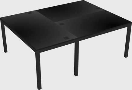 Shared office desks