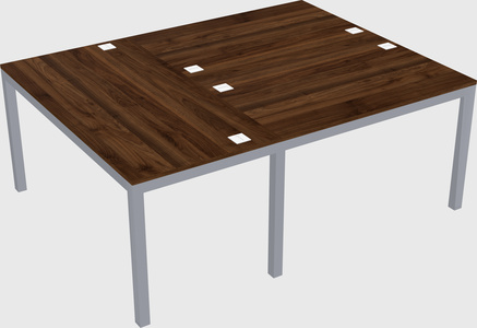 Shared office desks