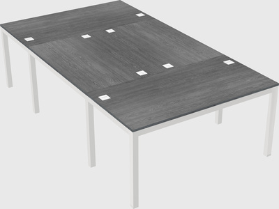 Shared office desks