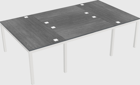 Shared office desks
