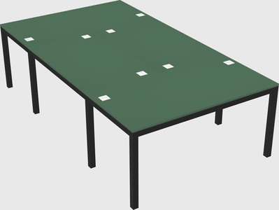 Shared office desks