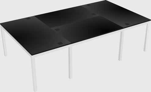 Shared office desks
