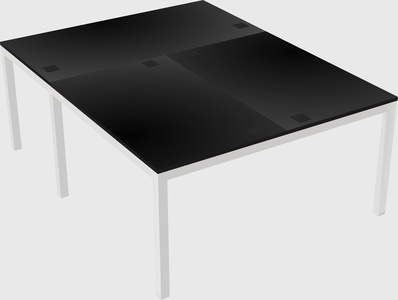 Shared office desks
