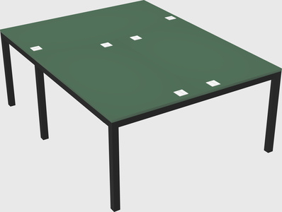 Shared office desks