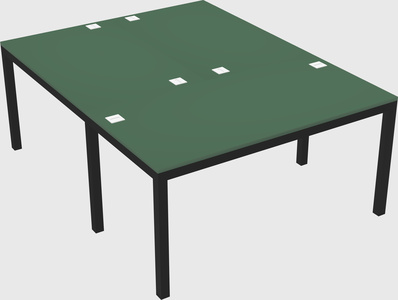 Shared office desks