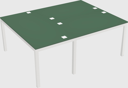 Shared office desks