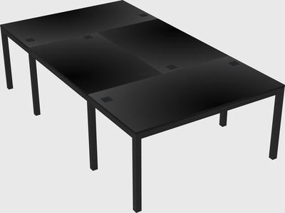 Shared office desks