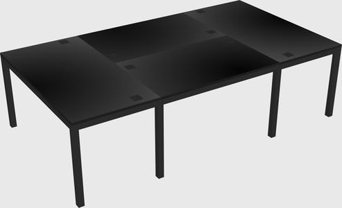 Shared office desks
