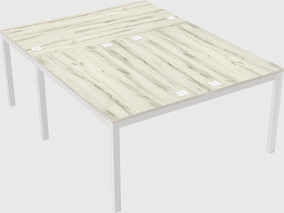 Shared office desks
