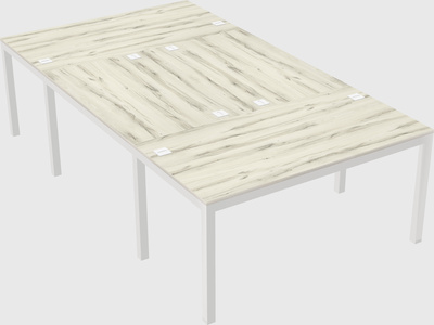 Shared office desks