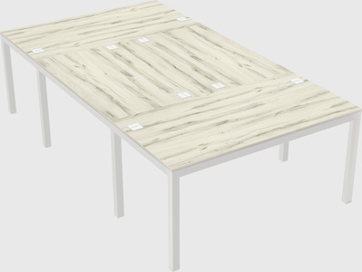 Shared office desks