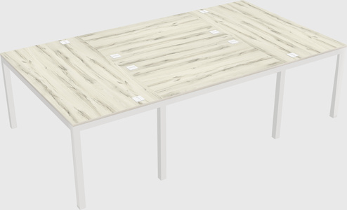 Shared office desks