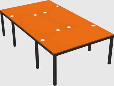 Shared office desks