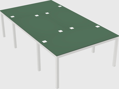 Shared office desks
