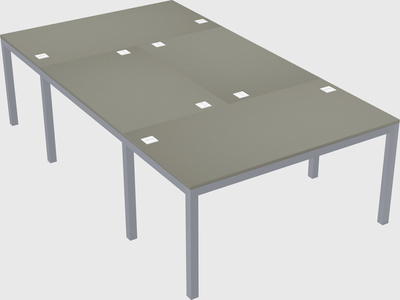 Shared office desks