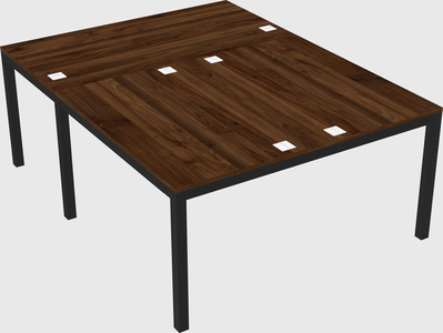 Shared office desks