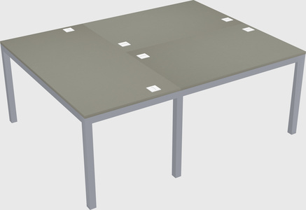Shared office desks