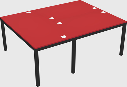 Shared office desks