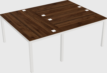 Shared office desks