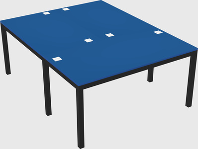 Shared office desks