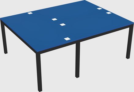 Shared office desks