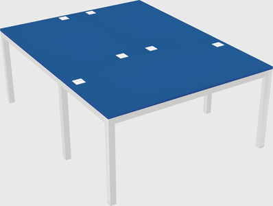 Shared office desks