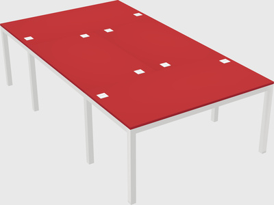 Shared office desks
