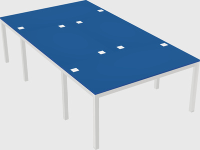 Shared office desks