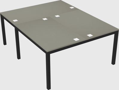 Shared office desks