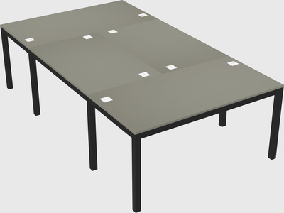 Shared office desks