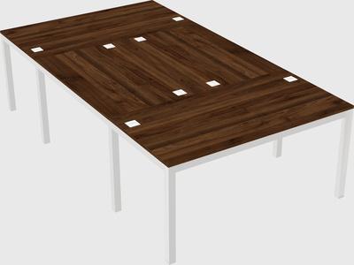 Shared office desks