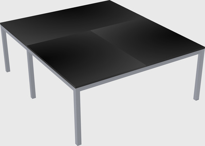 Shared office desks