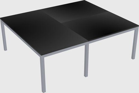 Shared office desks