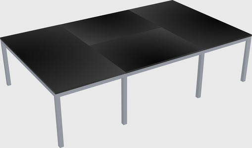 Shared office desks
