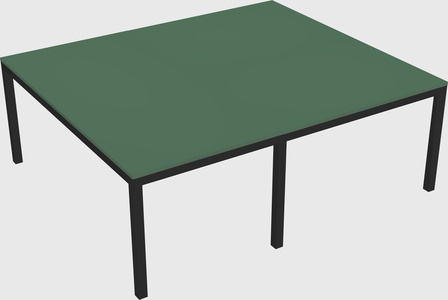 Shared office desks