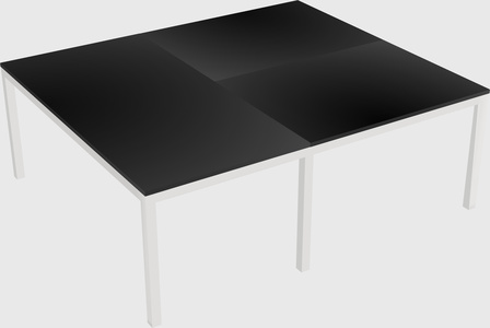 Shared office desks