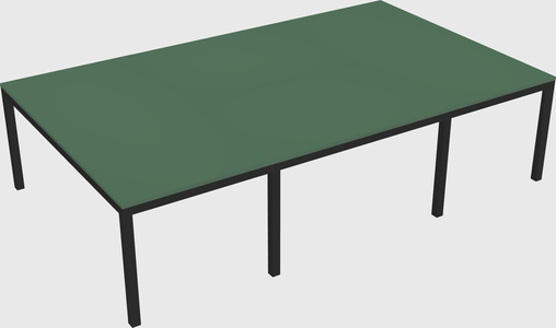 Shared office desks
