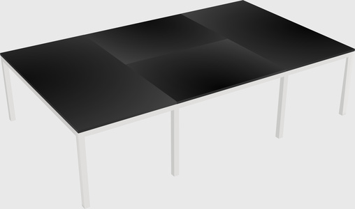 Shared office desks