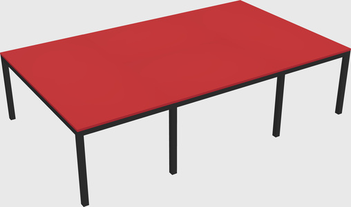 Shared office desks