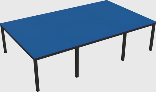 Shared office desks