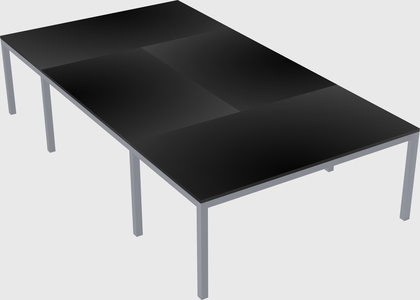 Shared office desks