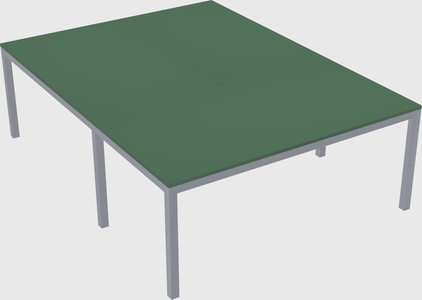 Shared office desks