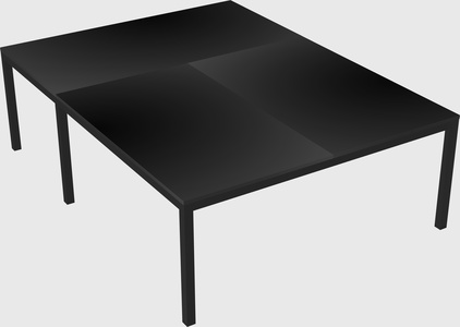 Shared office desks