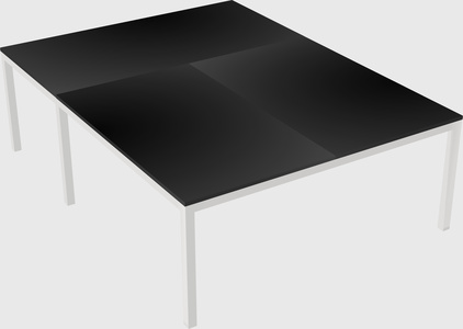Shared office desks