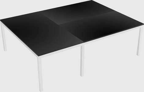 Shared office desks